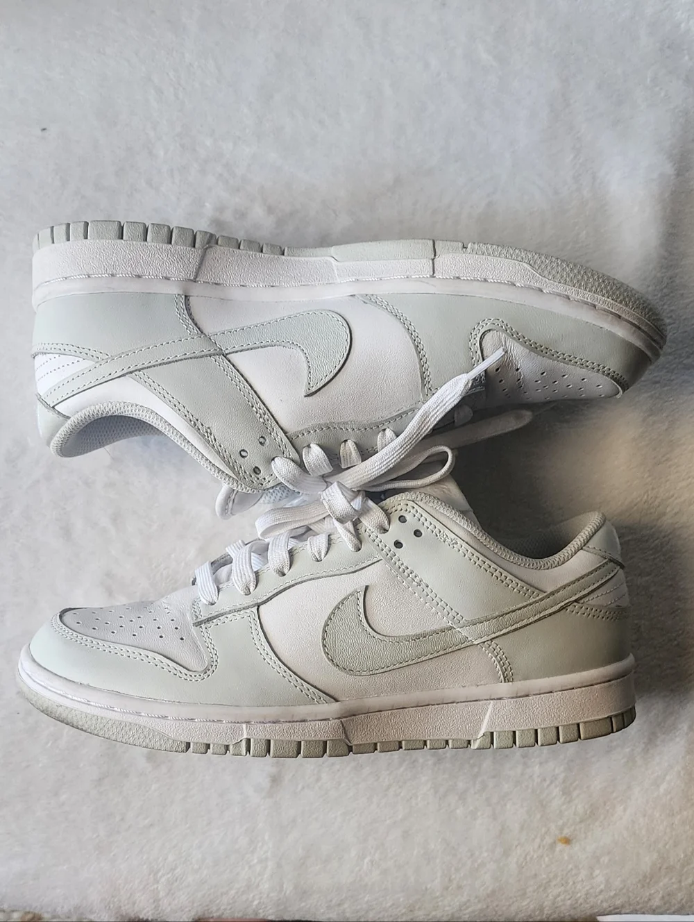 Nike Photon White and Grey Dunks